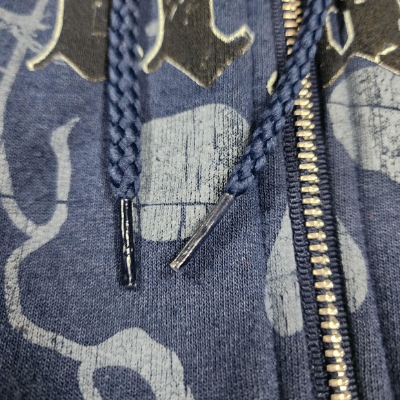 Disney Pirates Princess Party Hoodie Mens 2XL Blue Full Zip Magic Kingdom 2006 - Picture 6 of 12